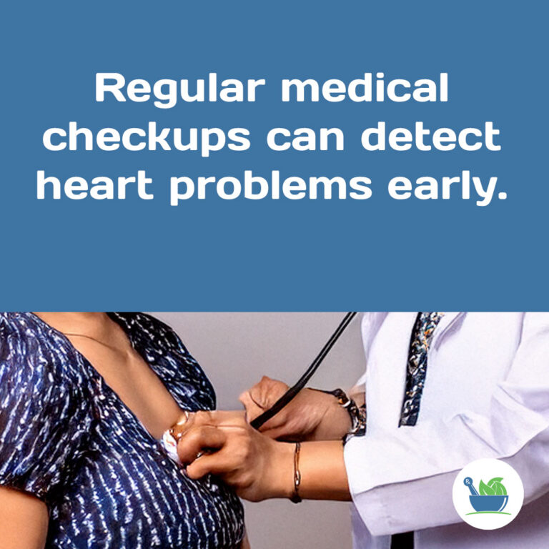 Regular medical checkups can detect heart problems early.