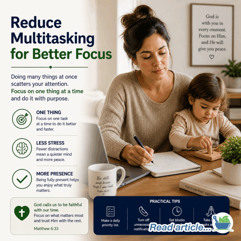 Reduce Multitasking for Better Focus – Elsa Pharmacy Since 1979